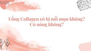 Uống Collagen có bị nổi mụn không? Có nóng không?